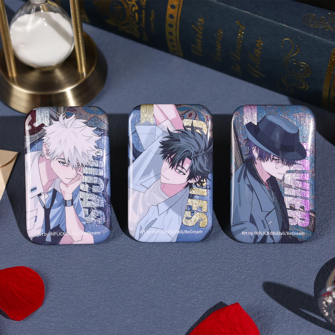 【直播现货】BEMOE 《时光代理人》动画 英都篇系列马口铁徽章