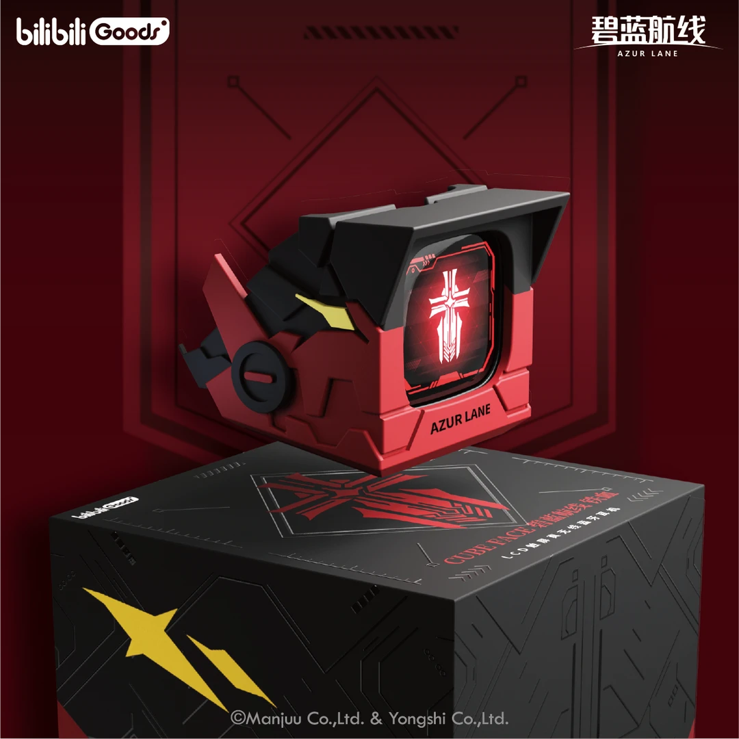 【直播现货】bilibili CUBE FACE 碧蓝航线铁血LCD触屏无线蓝牙耳机