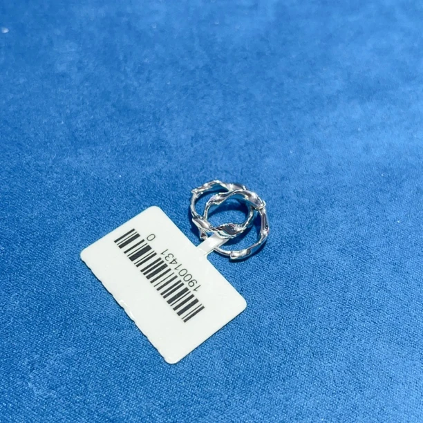 pt950铂金首饰波浪耳扣工费另算