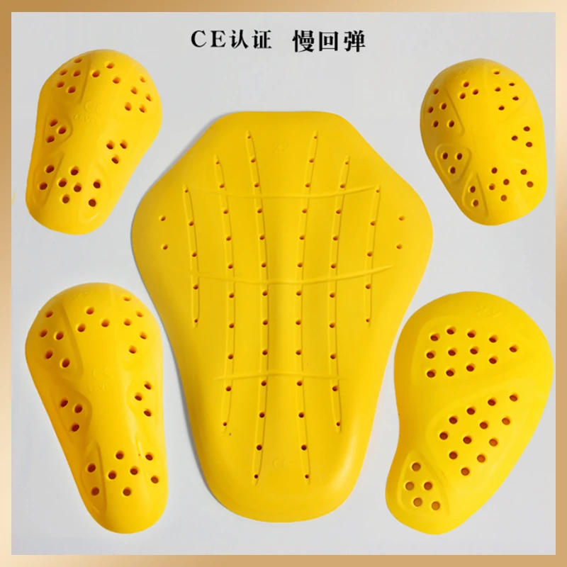 摩托车骑行服内置护具CE2级吸震XY慢回弹护背护肩护肘护膝护胯胸