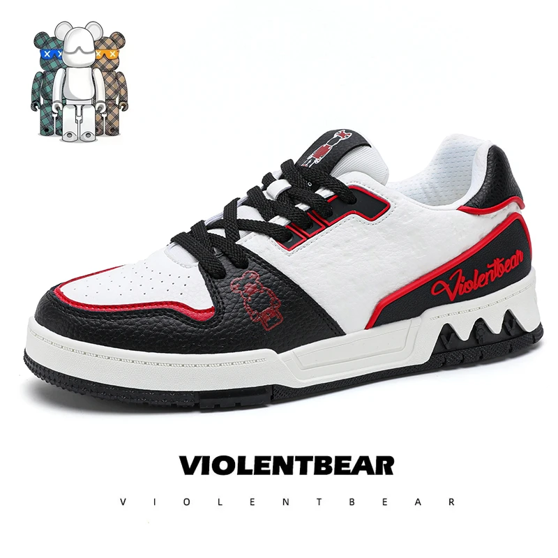 Violentbear/暴力熊夜光潮鞋学生厚底休闲男鞋8889