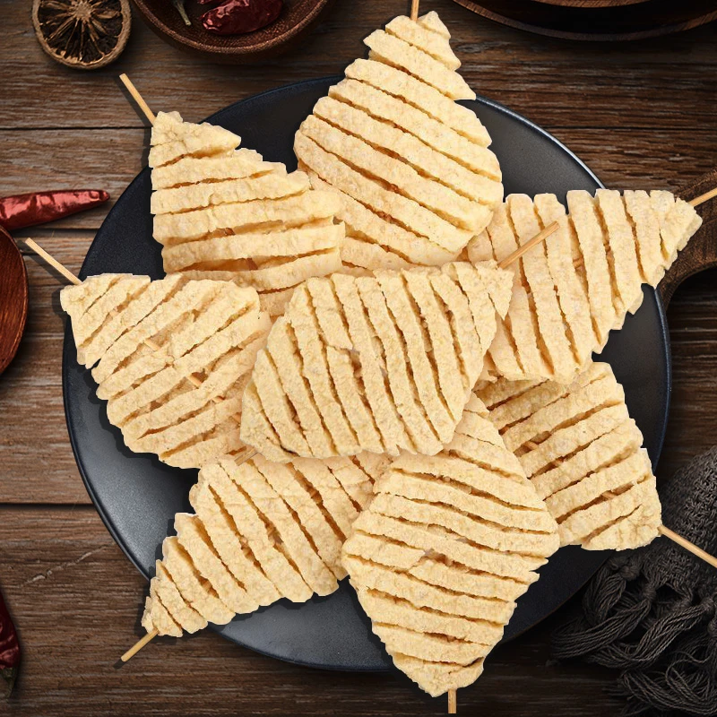 豆腐串麻辣豆制品干货串串香河南无签豆腐干串水煮商用鸡汁豆腐串