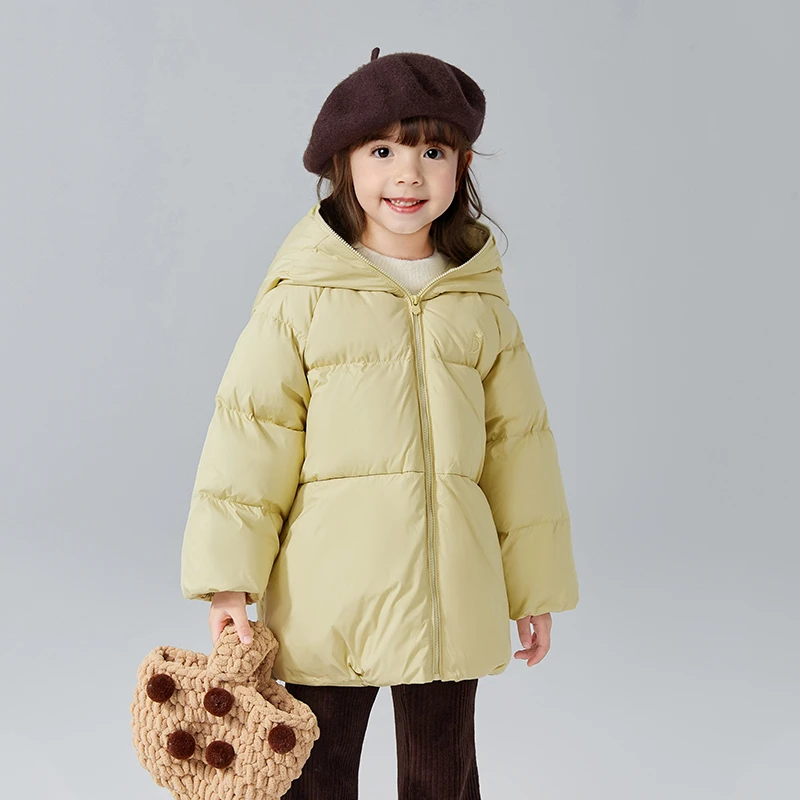 笛莎童装女童外套24冬季新时尚可爱立体小翅膀羽绒服-332456410