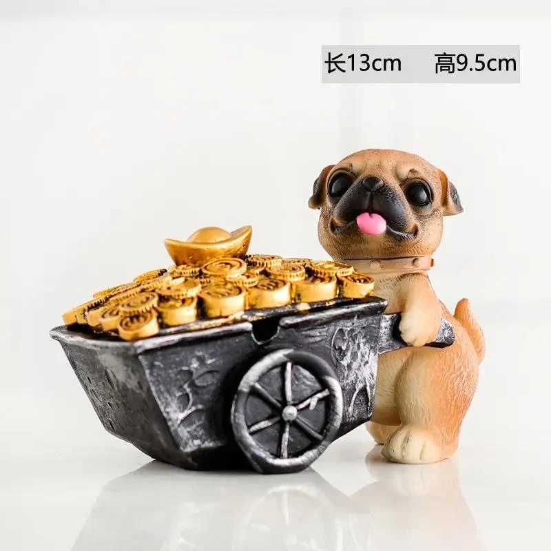 家庭产品艺术家居纯手工新疆全国包邮【】小狗烟灰缸创意个性潮流灰