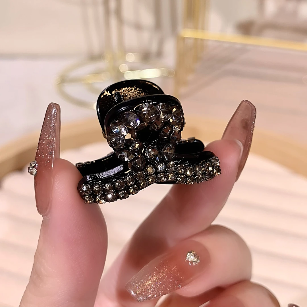 约3.3公分小抓夹 轻奢满钻刘海侧边夹时尚新款碎发夹网红头饰