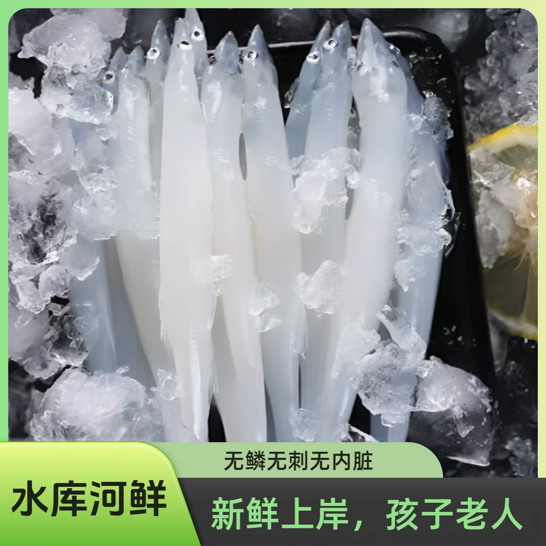 冰鲜 淡水银鱼 每袋净重100克 无刺无鳞无内脏 冷链发货a