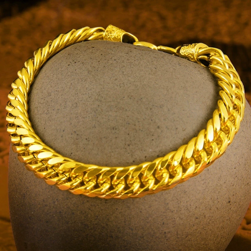 铜合金手链 环环相扣首饰老板开口手链