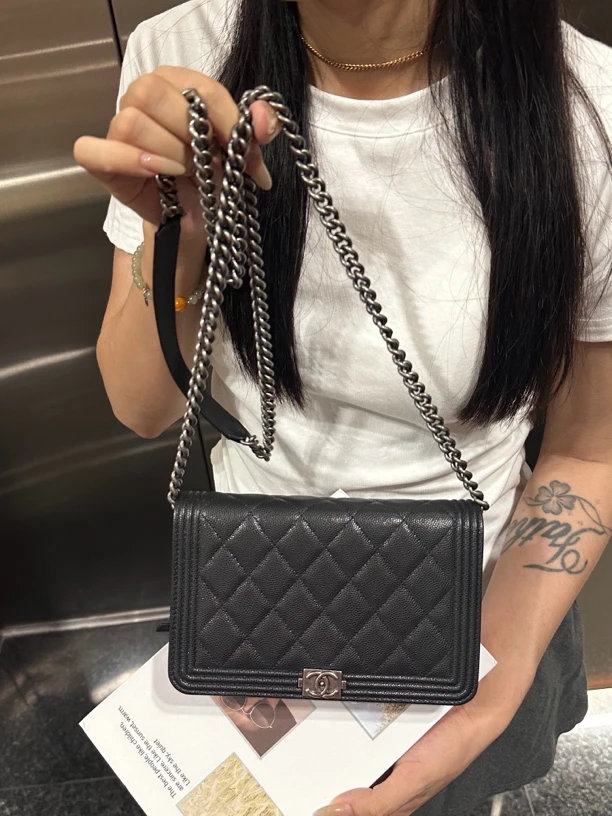95新 Chanel/香奈儿 chanel链条时尚单肩包