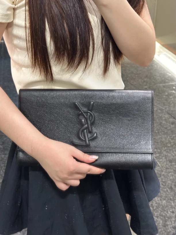 95新 YSL/圣罗兰 改色手拿包经典时尚