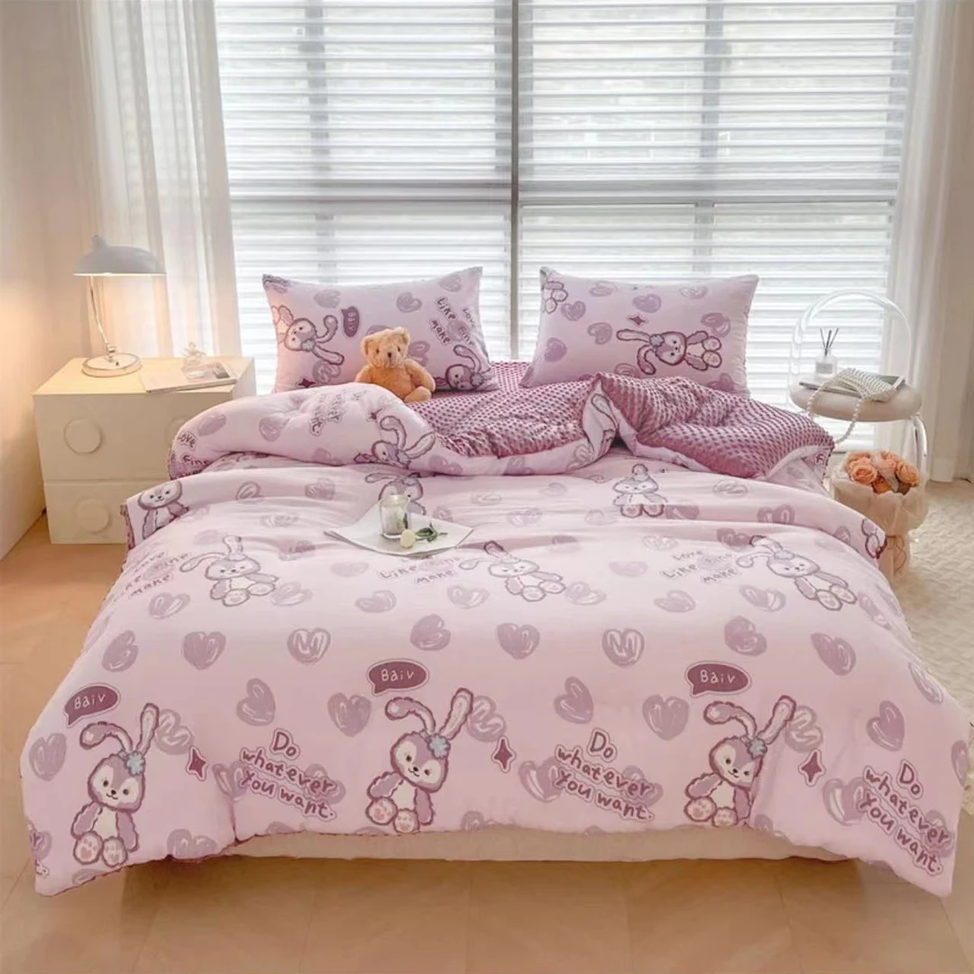 【北奈かわ会社】豆豆被超软加厚绒防静电可机洗200*230 星黛露紫