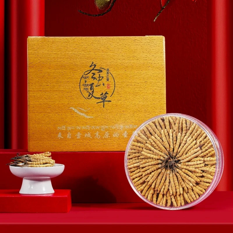 兰木措西藏那曲-24年新干草冬虫夏草精选4根1克/100根25克