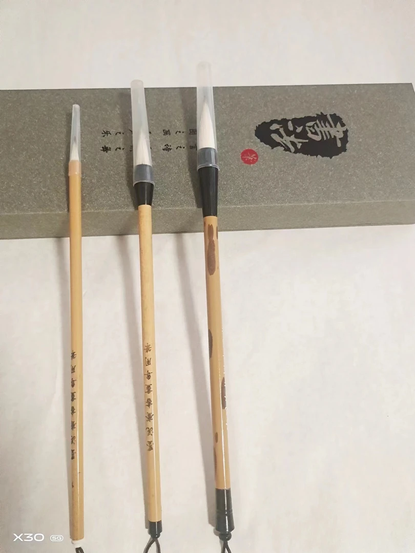 墨泥斋书画老师推荐 兼毫兰花专用毛笔 梅兰竹菊 书法套装毛笔