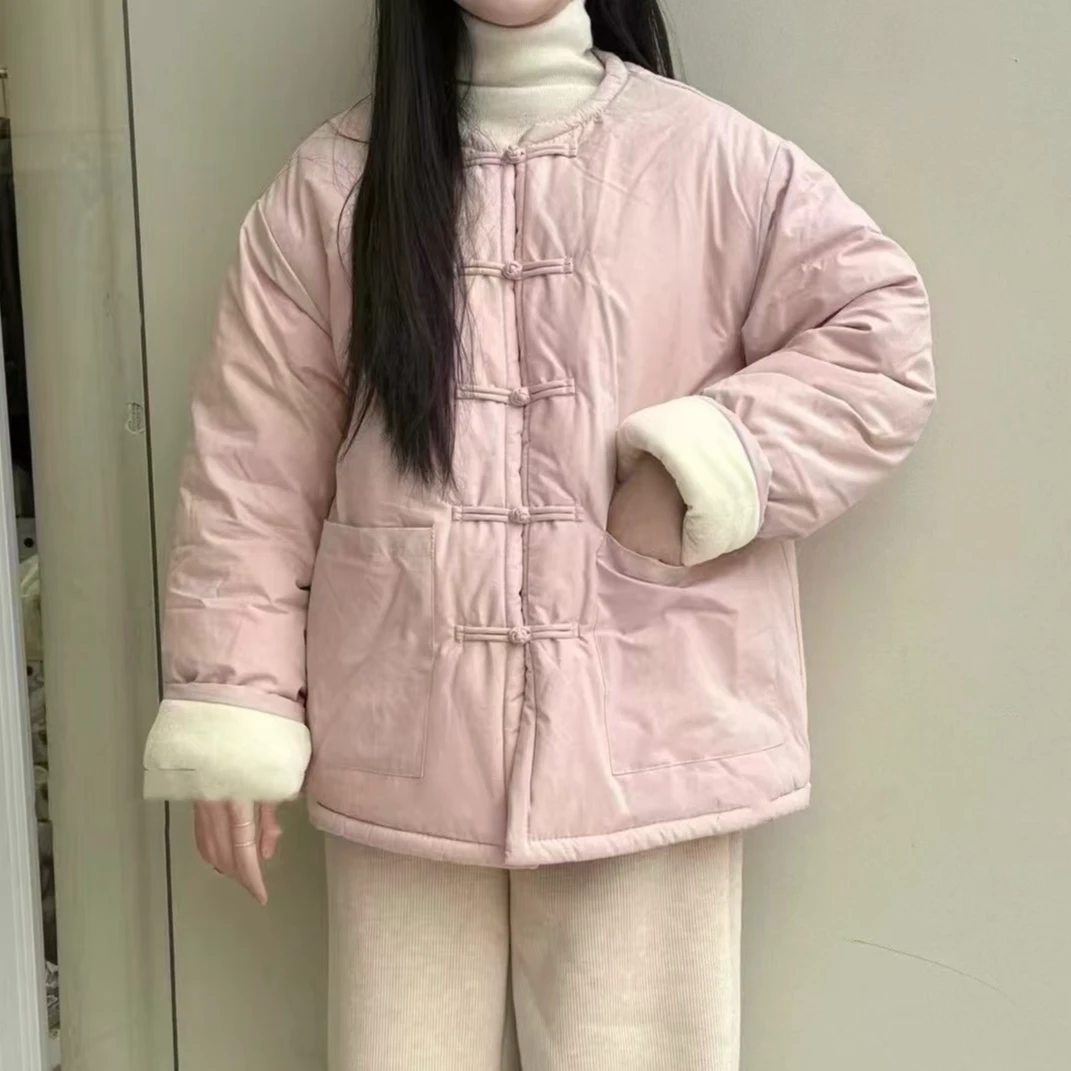 小颖同款网红国风外穿棉衣