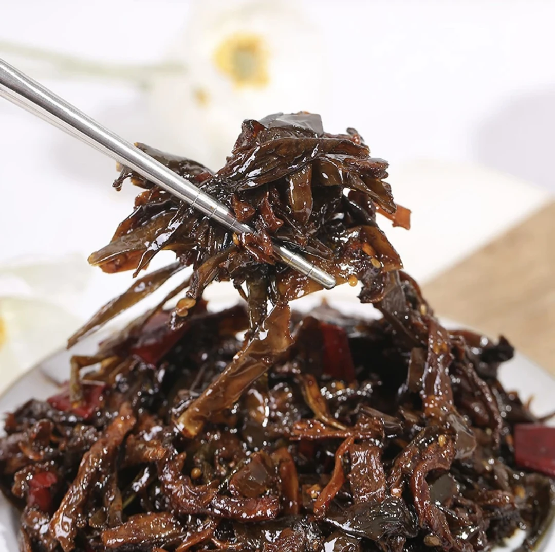 HANSHIFU/韩食府延边朝鲜族美食拌茄子干食用冷藏
