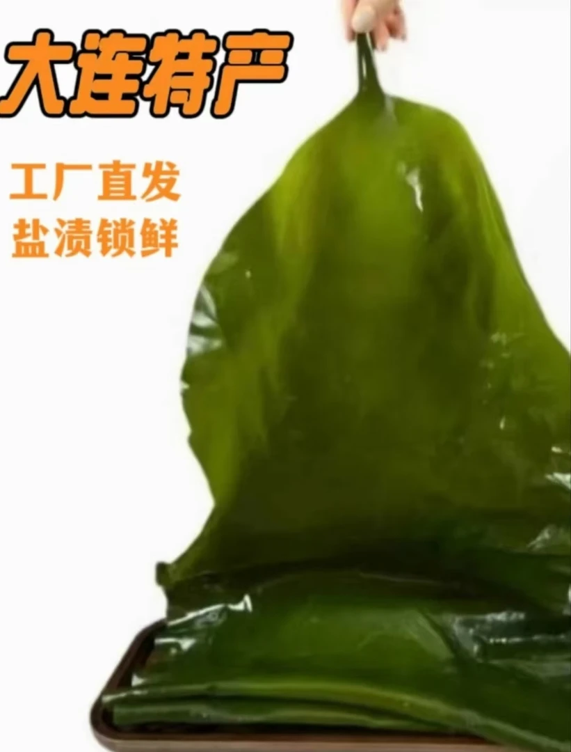 【孙姐】大连新鲜盐渍海带！带箱五斤！新鲜湿海洋蔬菜【无沙无泥】
