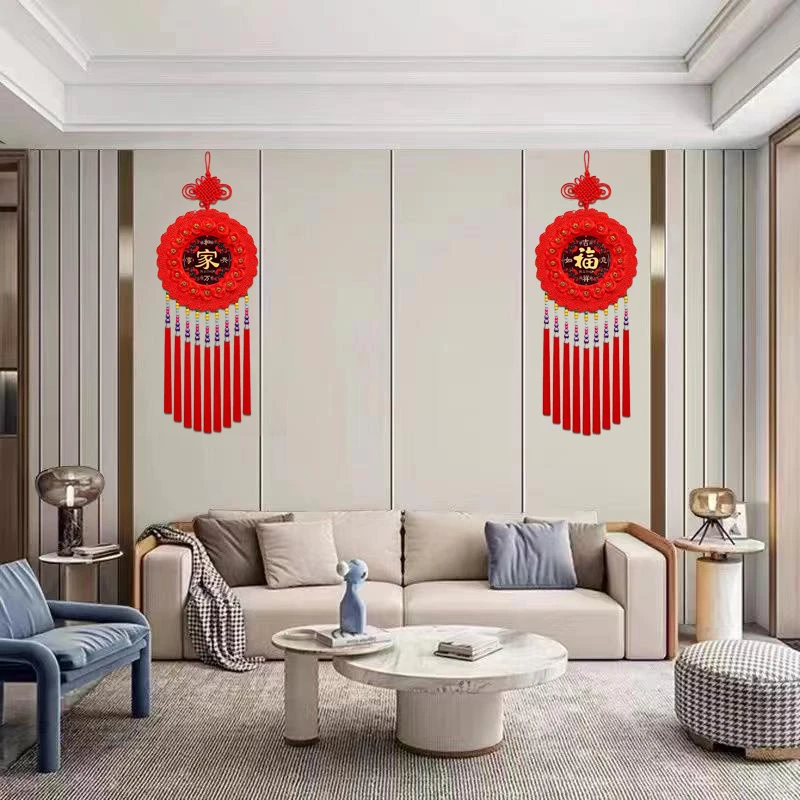 手工桃木中国结玄关卧室客厅乔迁婚庆春节吉祥挂件
