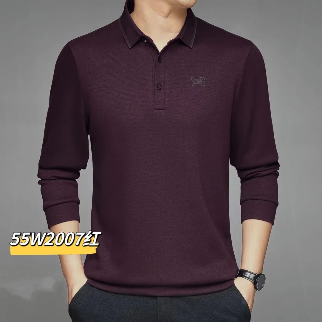 552007时尚高端商务翻领加绒保暖上衣