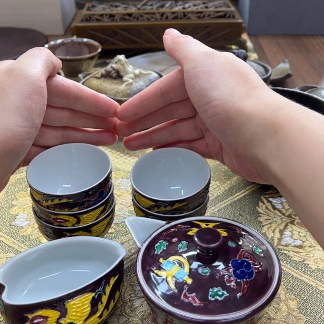 杯用****7昭阿弥紫凤凰套组