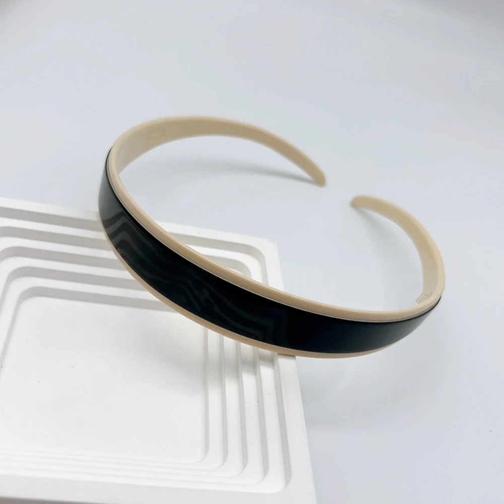 01514 好啊商店 醋酸拼色发箍-黑色