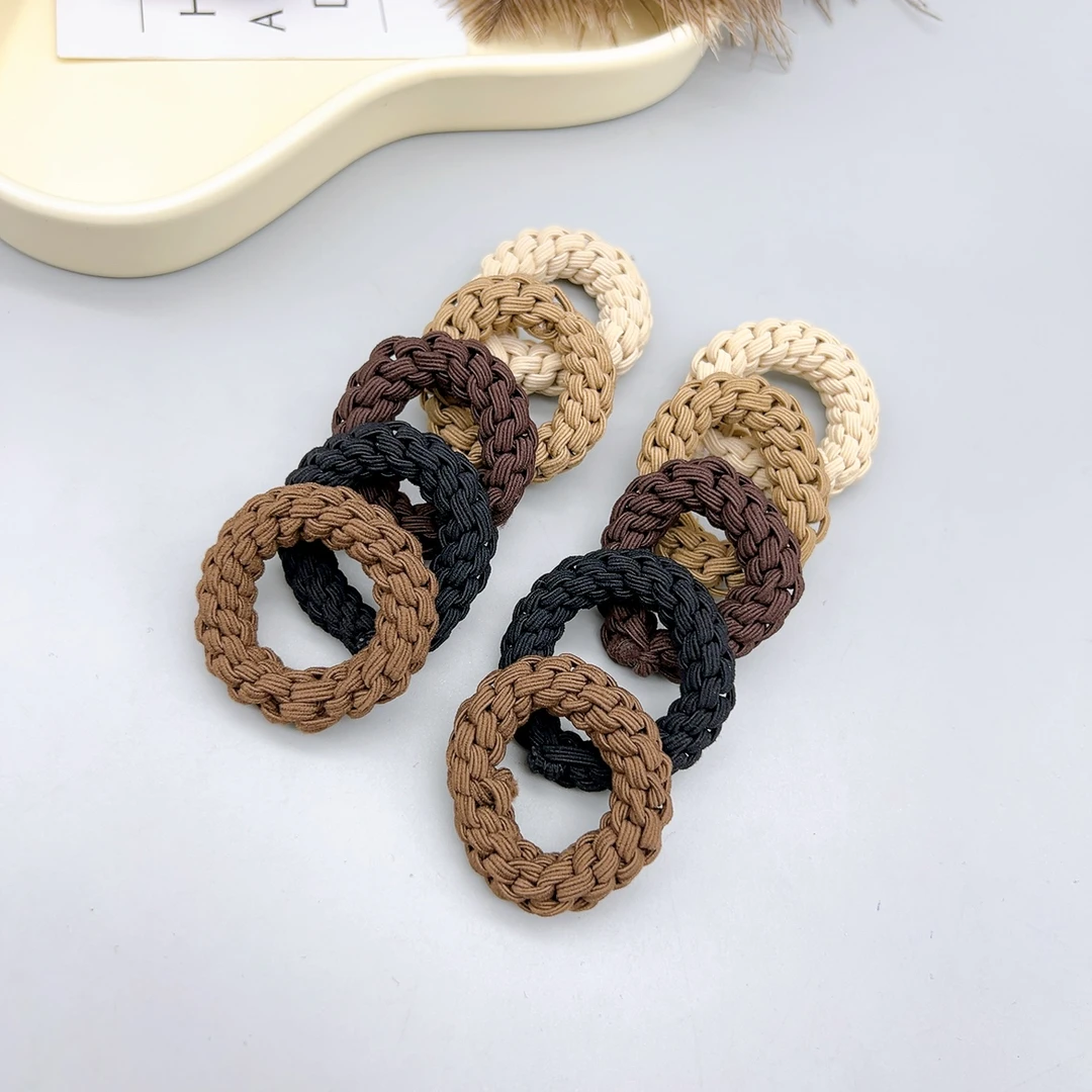 48903 HOA 岛国头绳组合坦克款10根 咖色系