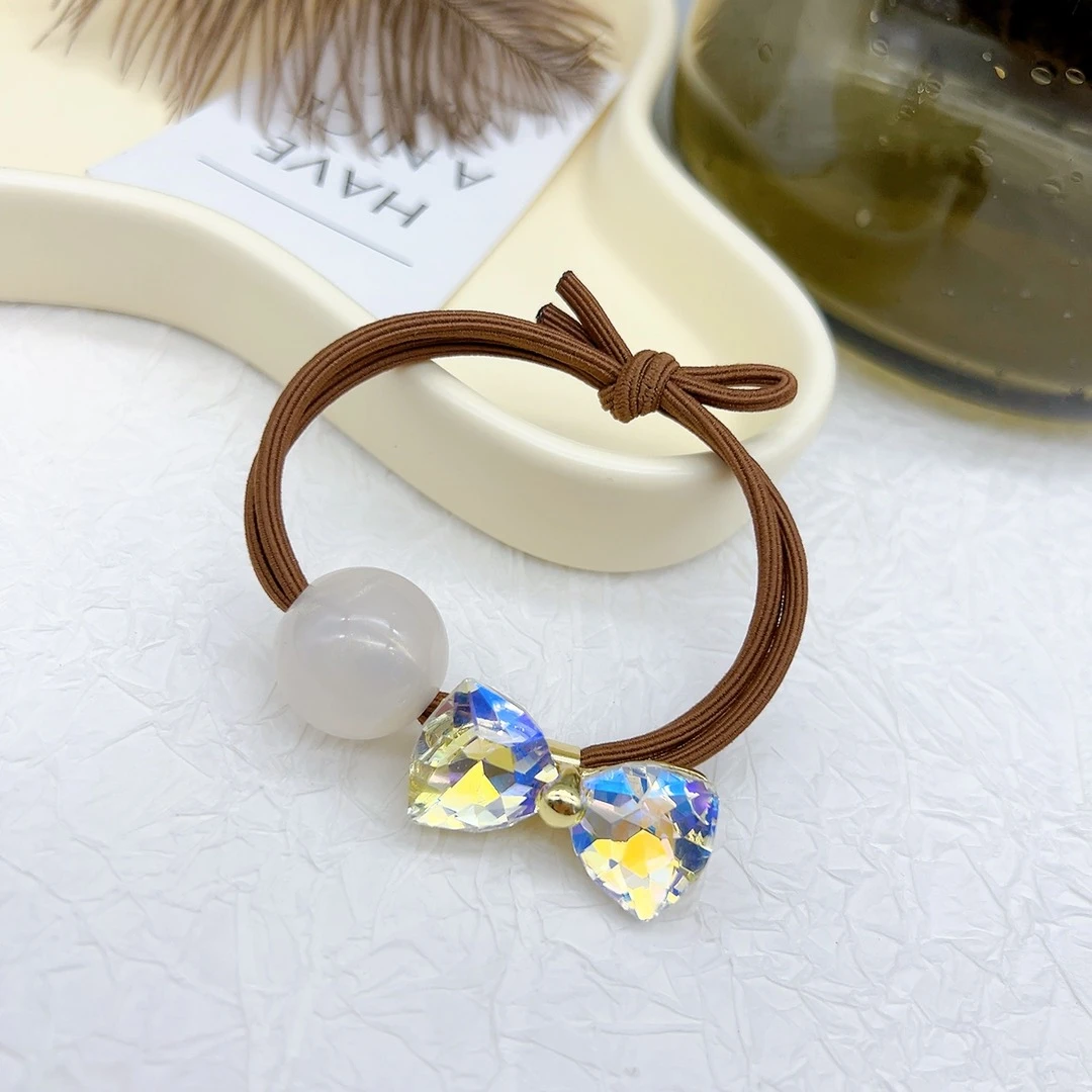 48503 好啊商店 水J蝴蝶结头绳深咖