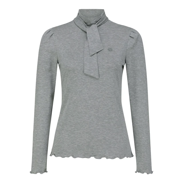 St*家女士高尔夫新款飘带立领打底上衣/偏厚弹力面料/亲肤遮肉