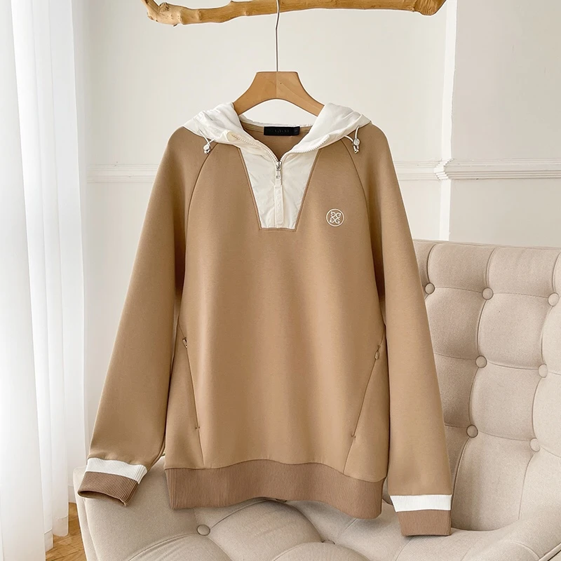 G家男士高尔夫卫衣外套/高精织空气感面料/螺纹袖口/百搭减龄舒适