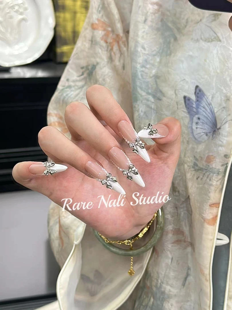 【珍珠】rarenailstudio纯手工穿戴甲