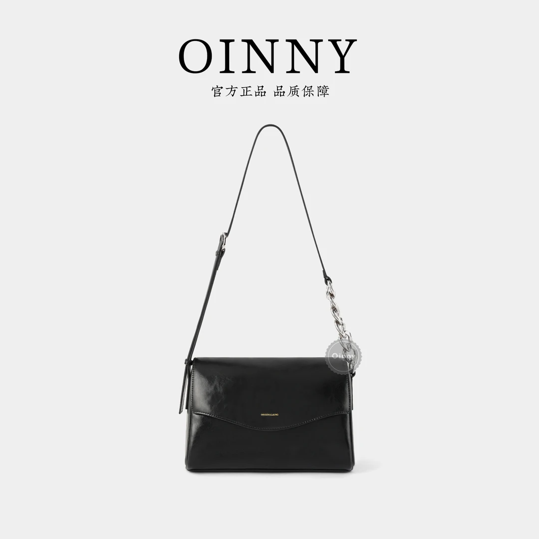 【Oinny】小众设计潮流百搭牛皮枕头包5745
