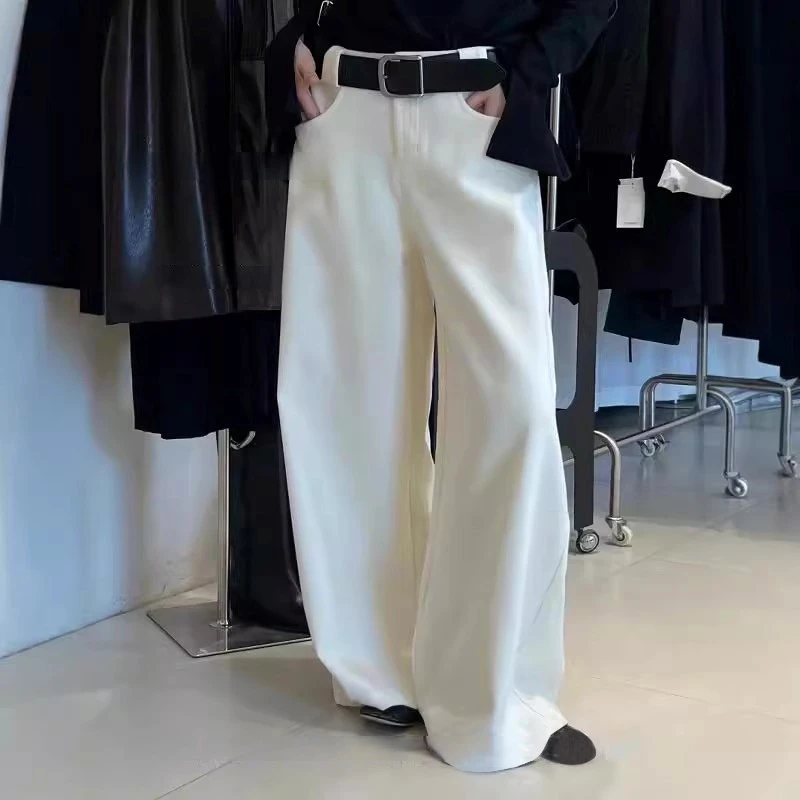 高级感低腰显腿长宽松阔腿裤女秋季新款气质显瘦时尚休闲拖地长裤