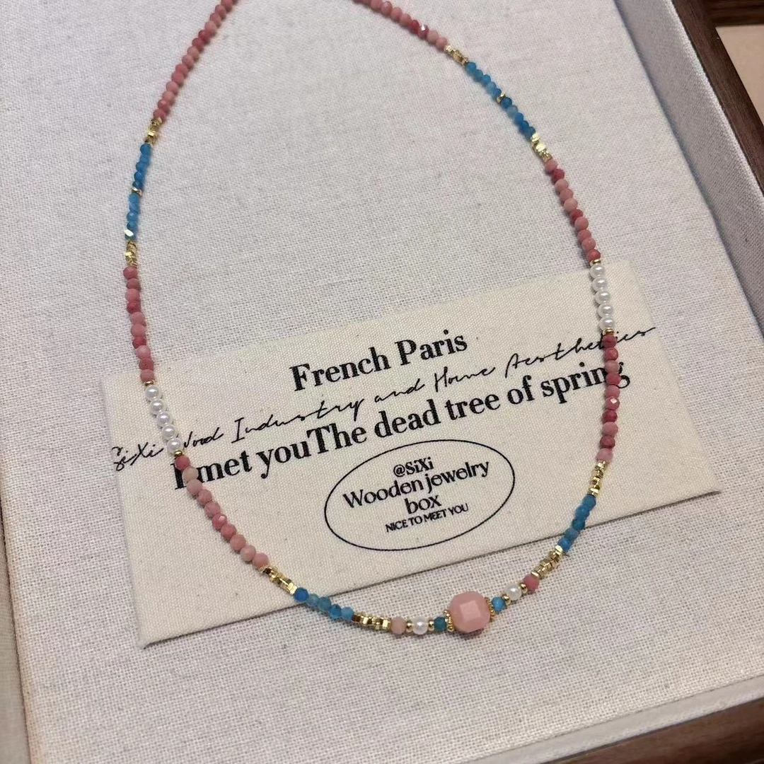 华梵古洛106 天然原创设计红纹石项链