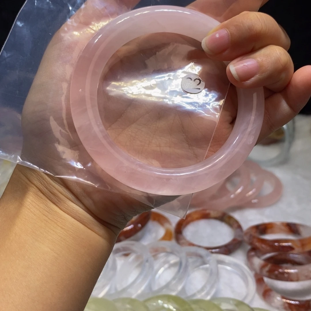 水晶手镯未镶嵌手镯59