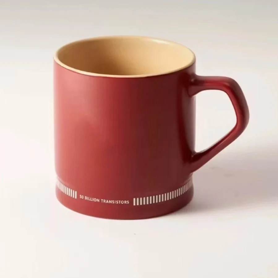 【言言分享未来】红色陶瓷纪念水杯