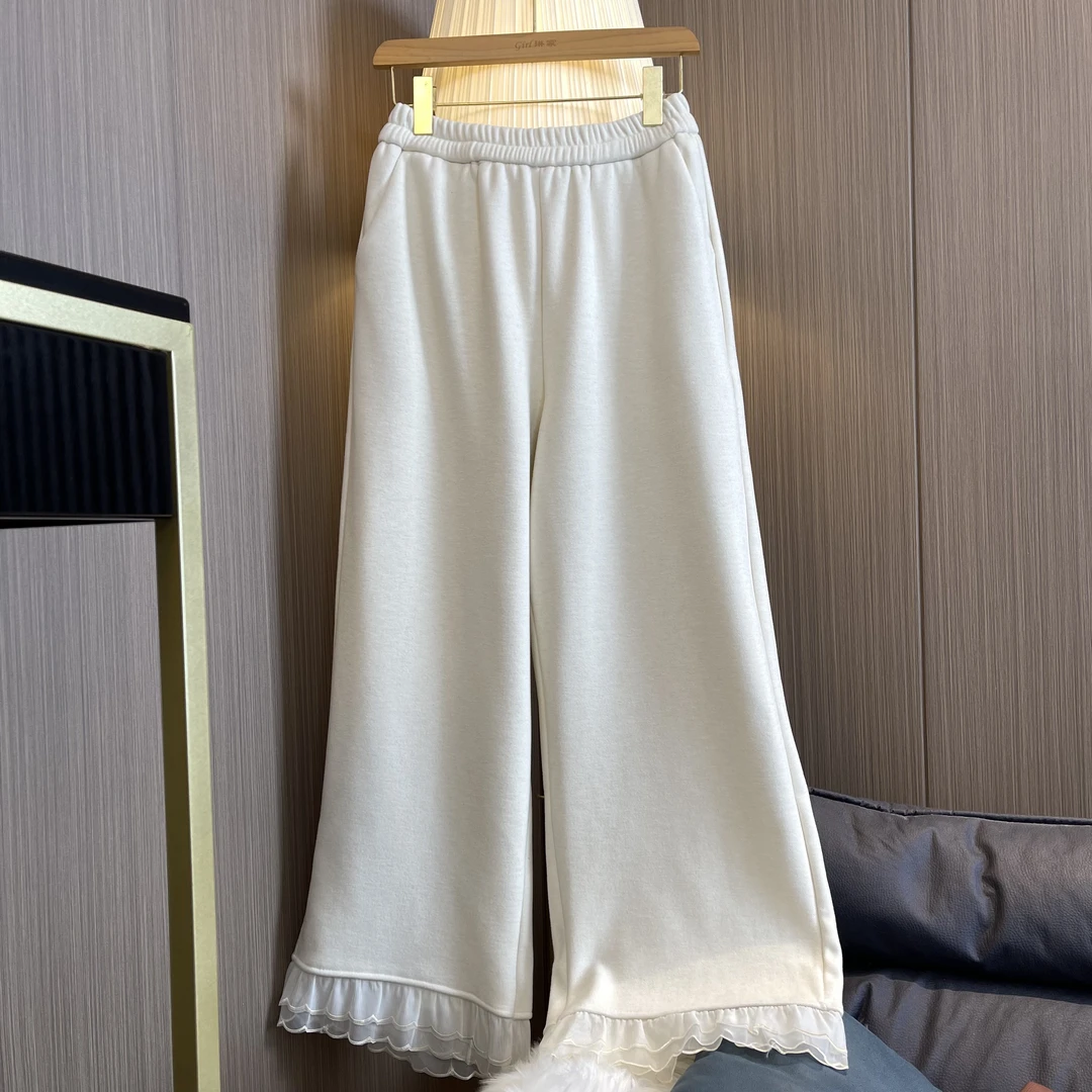 MUMU家【杏仁核桃】百搭款加厚加绒直筒裤