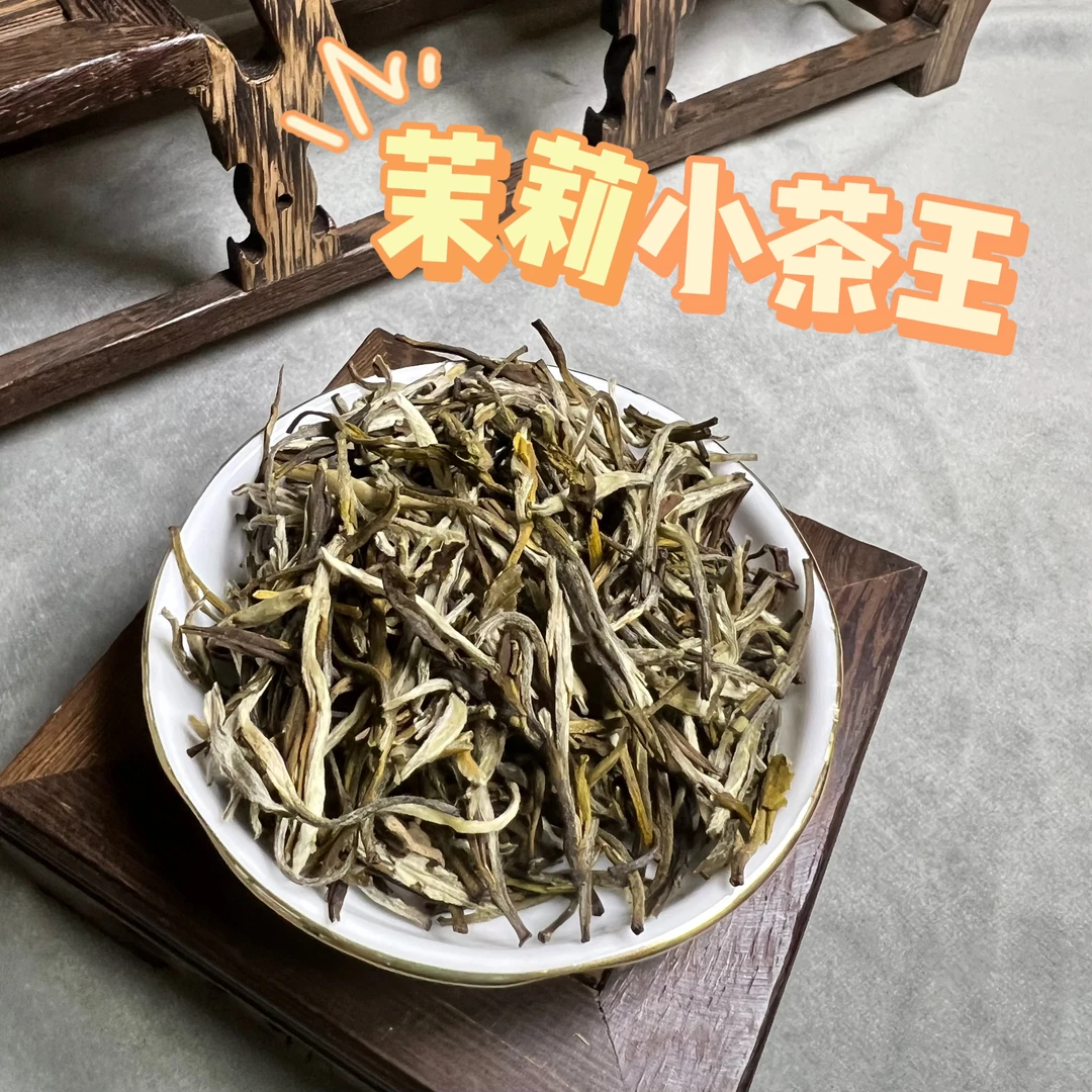 茉莉小茶王2024年新茶浓香型白毫毛尖回口甘甜