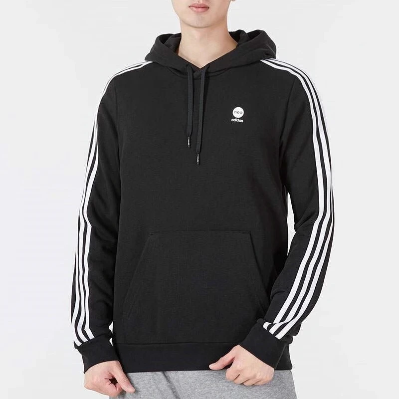 Adidas阿迪达斯秋季正品男子宽松休闲连帽卫衣运动套头衫男HD4671