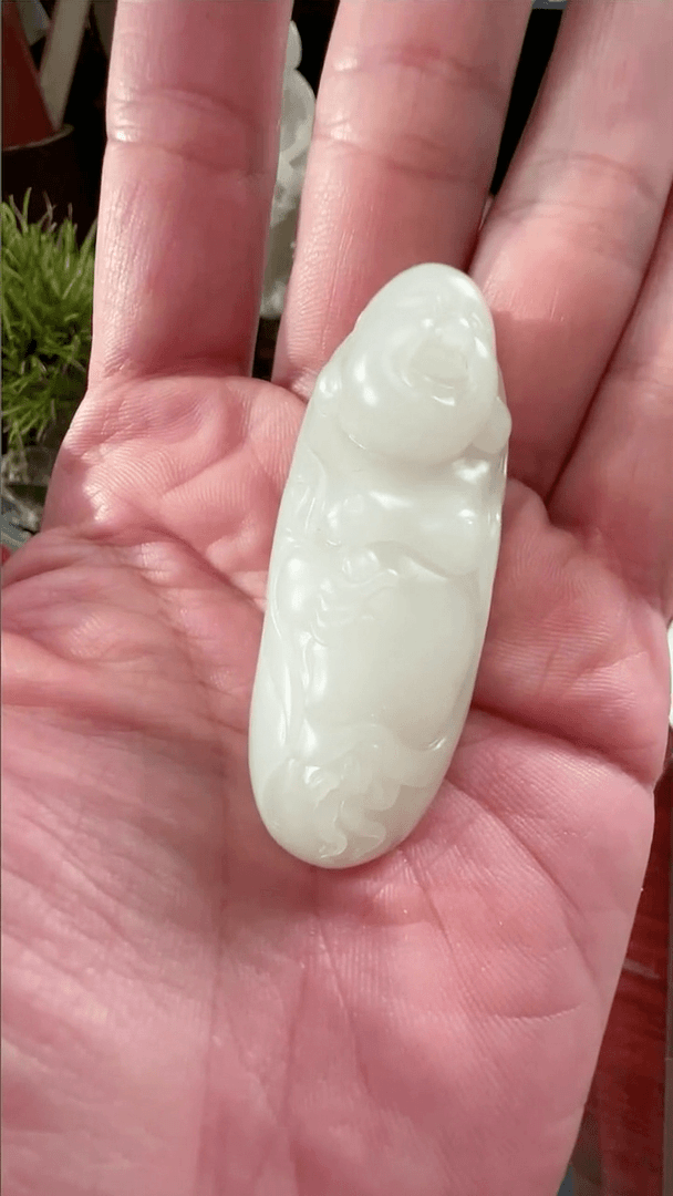 【闪购商品】和田玉（白玉）颈饰未镶嵌弥勒