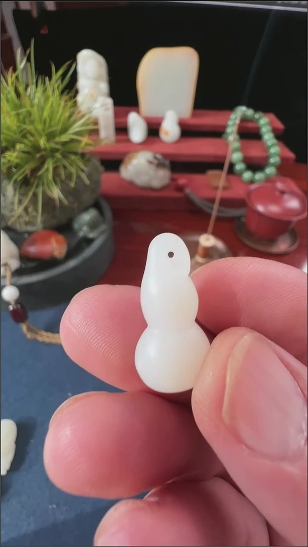 【闪购商品】和田玉（白玉）吊坠(不含链)未镶嵌葫芦