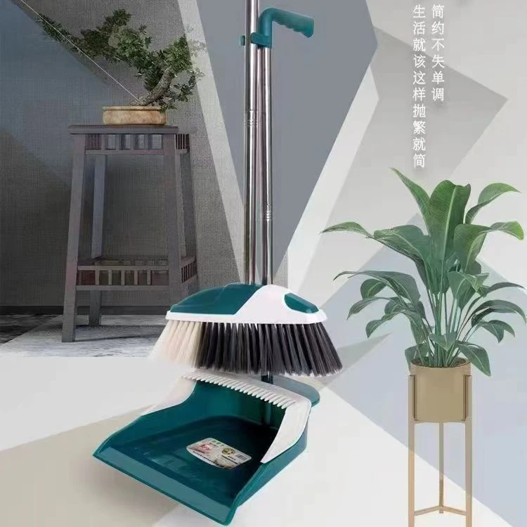 智洁好帮手扫把套装加大加厚软毛家用加长不粘耐用加大款扫把套装