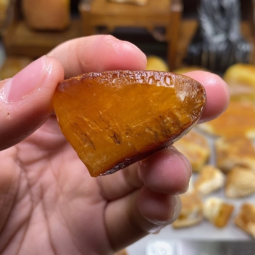 【闪购商品】定制琥珀未镶嵌熙***