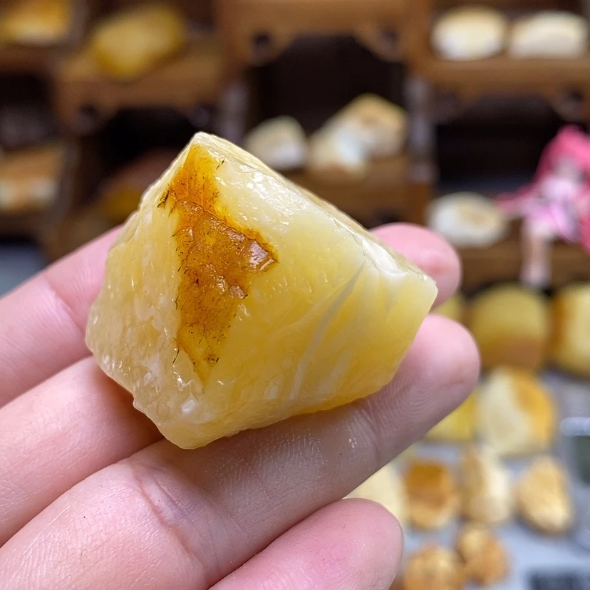 【闪购商品】定制琥珀未镶嵌薇****过