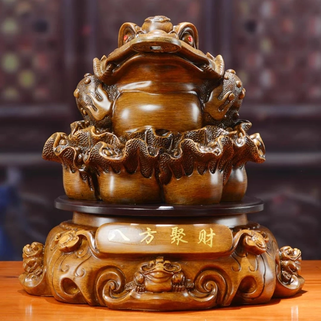 八方聚财金蟾摆件（长27宽27高30）JY