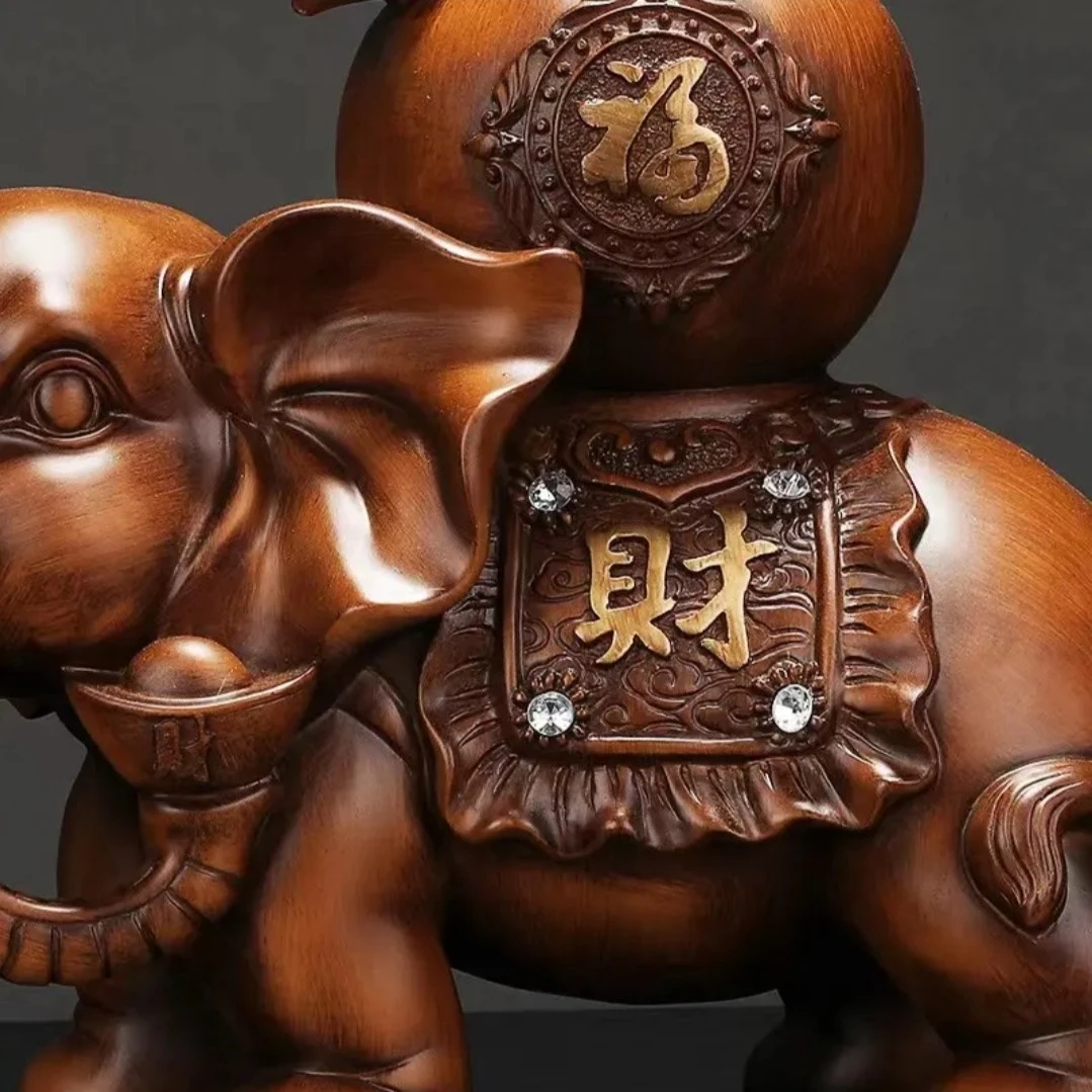 中号对象摆件大象摆件（长30宽17高30）MJ工艺品