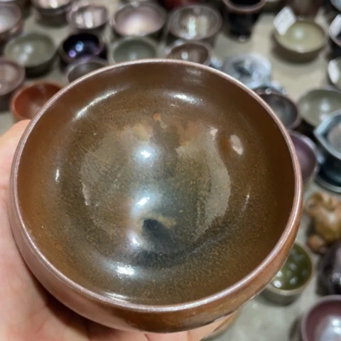 茶盏微***鱼建阳建盏微瑕钵钵