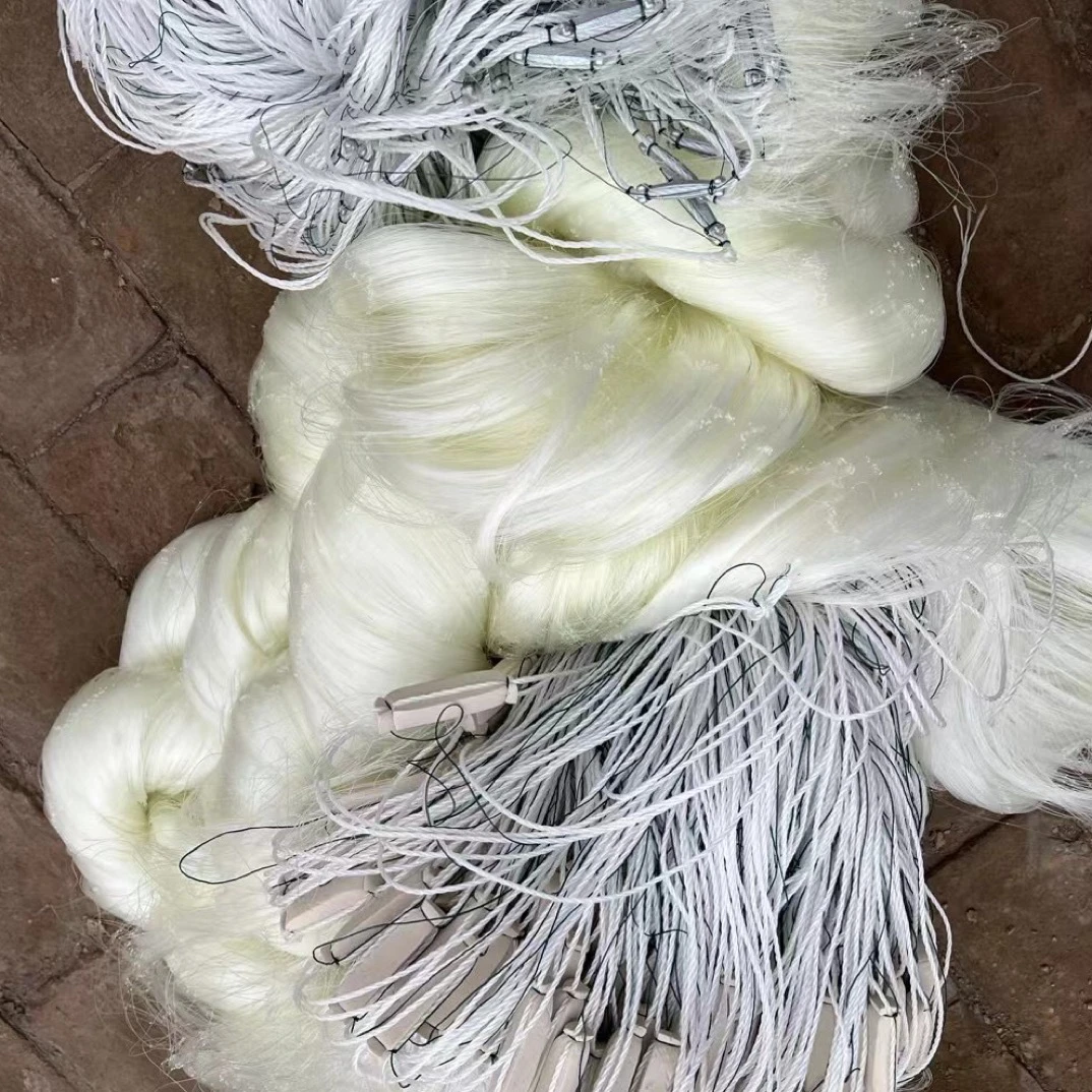 4米高渔网刀鱼丝网鱼网挂网捕鱼抓鱼三层沾网北京高强丝荧光丝