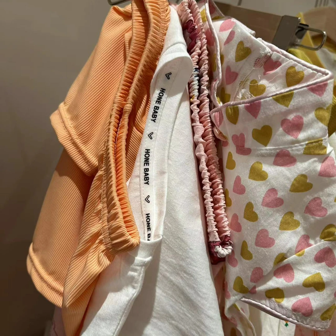 010组合女童可爱百搭短袖裤子套装