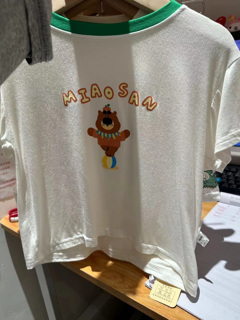 035组合女童可爱百搭短袖裤子套装