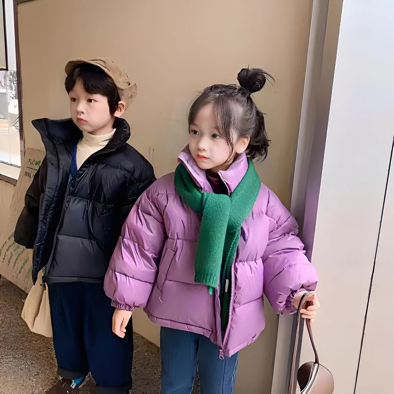 37173立领棉服秋冬新款潮流装洋气外套儿童衣服2023新款女孩男孩