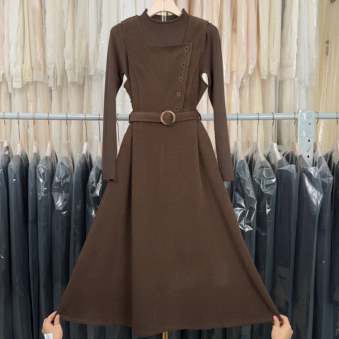 【RG3912】2024年秋冬新款时尚气质百搭减龄显瘦女装连衣裙