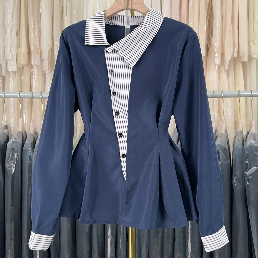 【RG3837】2024年秋冬新款时尚气质百搭减龄显瘦新款女装小衫